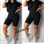 2Pc Stretchy Quality Shinny Skin Tight Biker Shorts