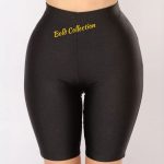 2Pc Stretchy Quality Shinny Skin Tight Biker Shorts