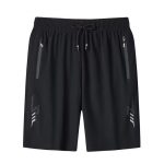 2pc Summer Men's Sport Shorts Cool Sportswear Running Shorts Boy clothes Gym Fitness Training Jogging Short Pants Men Black Gray