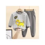 2pcs 0-3 Years Baby Boys Clothes Newborn Kids Sets Long Sleeve Sweatshirt Pants Trousers Tshirt Tops Cartoon Outfit