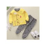 2pcs 0-3 Years Baby Boys Clothes Newborn Kids Sets Long Sleeve Sweatshirt Pants Trousers Tops Cartoon Outfit