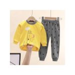 2pcs 0-3 Years Baby Boys Clothes Newborn Kids Sets Long Sleeve Sweatshirt Pants Trousers Tops Cartoon Outfit