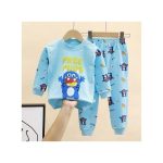 2pcs 0-3 Years Baby Boys Clothes Newborn Kids Sets Long Sleeve Sweatshirt Pants Trousers Tops Cartoon Outfit