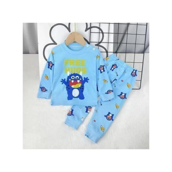 2pcs 0-3 Years Baby Boys Clothes Newborn Kids Sets Long Sleeve Sweatshirt Pants Trousers Tops Cartoon Outfit