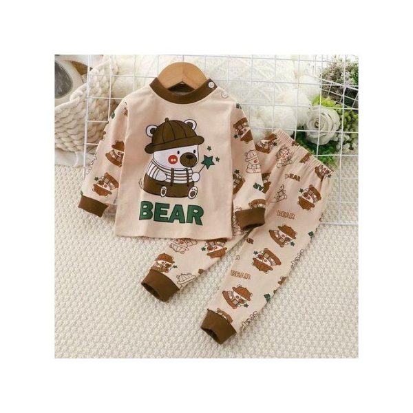 2pcs 0-3 Years Baby Boys Clothes Newborn Kids Sets Long Sleeve Sweatshirt Pants Trousers Tops Cartoon Set