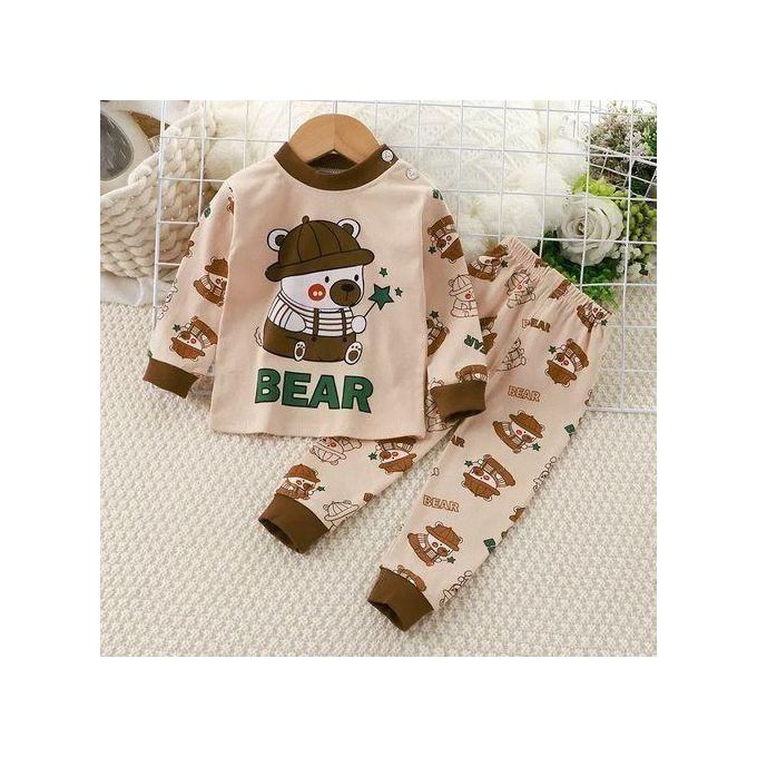 2pcs 0-3 Years Baby Boys Clothes Newborn Kids Sets Long Sleeve Sweatshirt Pants Trousers Tops Cartoon Set