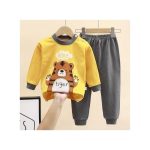2pcs 0-3 Years Baby Clothes Newborn Kids Sets Long Sleeve Sweatshirt Pants Trousers Tshirt Outfit Tops Cartoon