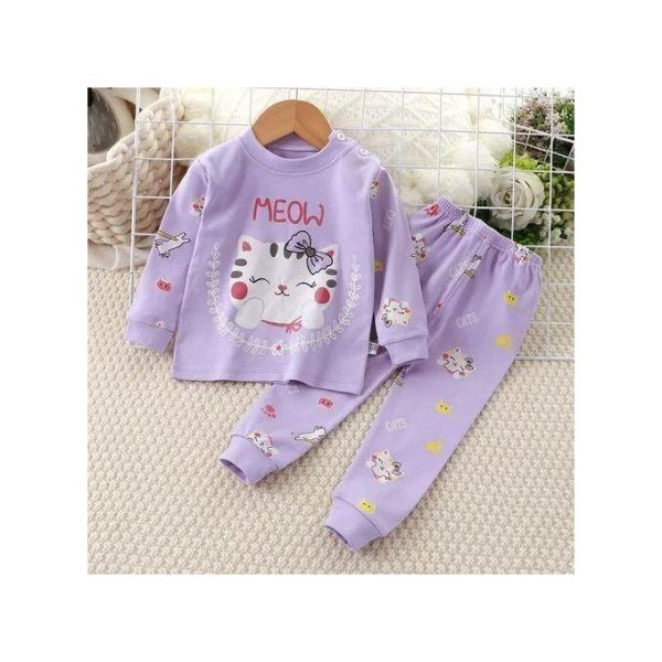 2pcs 0-3 Years Baby Girls Clothes Newborn Kids Sets Long Sleeve Sweatshirt Pants Trousers Tops Cartoon Outfits Casual