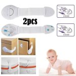2Pcs Baby Kid Safety Locks Children Protection Cabinet Cupboard Drawer Security