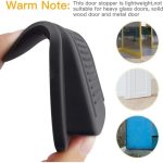 2pcs Rubber Wedge Door Stop Convenient Mouse Design Door Stop Stopper Holder Guard Baby Safety