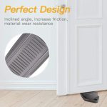 2pcs Rubber Wedge Door Stop Convenient Mouse Design Door Stop Stopper Holder Guard Baby Safety