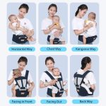 3 In 1 Hip Seat Baby Carrier - Blue