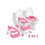 3 In 1 Portable Training Kids Toilet Ladder/Potty Trainer