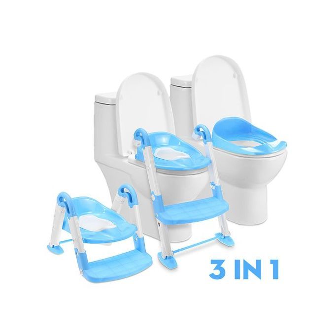 3 In 1 Potty Trainer Ladder Portable Kids Toilet