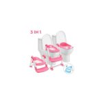 3-in-1 Toddler Potty Training Seat with Step Stool
