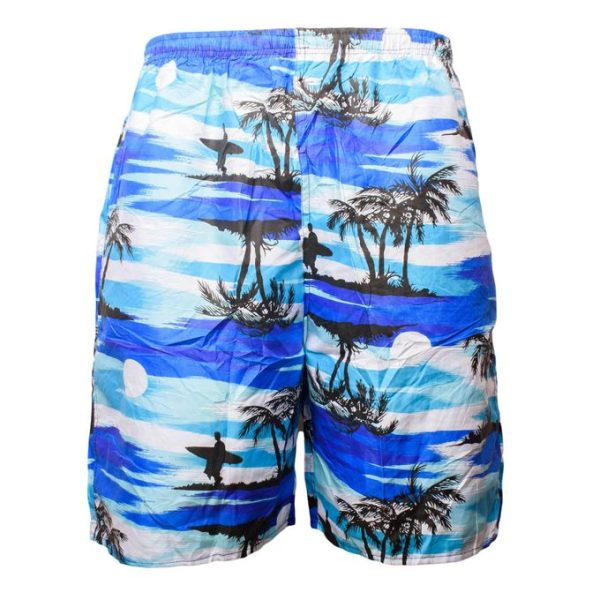 3 Pieces Long Leg Beach Men Shorts - Assorted Colors