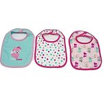 3 Pieces Washable Cotton Bibs - Little Cutie