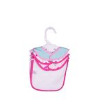 3 Pieces Washable Cotton Bibs - Little Cutie