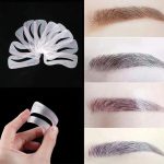 30PCS Women Eyebrow Stencil Reusable Template Eye Makeup Tools Stickers
