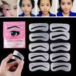 30PCS Women Eyebrow Stencil Reusable Template Eye Makeup Tools Stickers