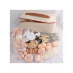 36 Beauty Tools With Square Cosmetic Bag Set