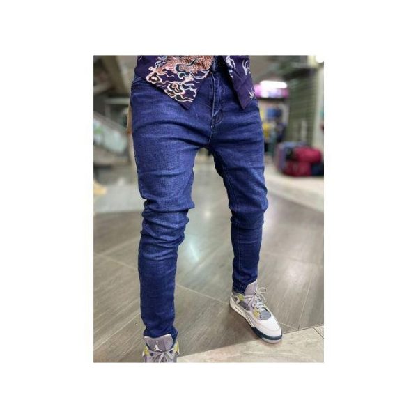 3D Fashion Finest MEN DENIM SLIM FIT NON FADE JEANS-BLUE