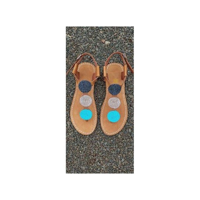 3D Fashion Women's leather sandals