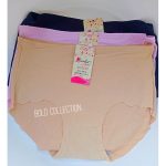 3Pc Sexy Silk Seamless Panties Women Underwear(Hips 38-44inches)