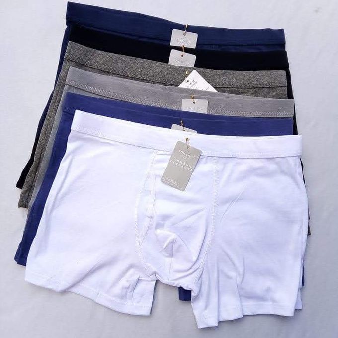 3PCS Men's Classic Stretchy Cotton Boxer -ASSORTED