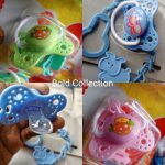 3PCS Newborn Baby Silicone Pacifier+3Pacifi Holder