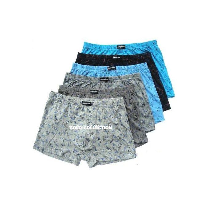 3Pcs Soft Cotton Brief Men's Boxers – Waist 29-35inc