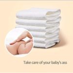 3pieces of Washable Reusable Adjustable Baby Diaper Printed Unisex Cloth Diapers Infant Nappy Soft Covers With 9 Inserts.