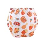 3pieces of Washable Reusable Adjustable Baby Diaper Printed Unisex Cloth Diapers Infant Nappy Soft Covers With 9 Inserts.