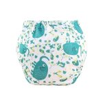 3pieces of Washable Reusable Adjustable Baby Diaper Printed Unisex Cloth Diapers Infant Nappy Soft Covers With 9 Inserts.