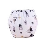 3pieces of Washable Reusable Adjustable Baby Diaper Printed Unisex Cloth Diapers Infant Nappy Soft Covers With 9 Inserts.