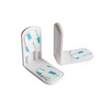 4 Pack Safe Cupboard Locks for Children, Baby Toddler Proof Corner Lock High Quality for Cabinet,Drawer,Cupboard,Refrigerator,Closet,Oven,Trash,Toilet,Oven,Easy Installation...