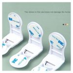 4 Pcs Child Safety Cupboard Locks, Baby Proofing Cabinet Locks, Baby Safety Drawers Fridge Closet Doors Strap Locks With Strong Adhesives, No Tools Needed No Drilling