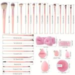 40Pcs Makeup Kit Makeup Brush Set Eye Shadow Mixing Brush Beauty sponge makeup brush Female Cosmetics Beauty Tools