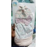 4PCs Cutest Newborn Gift Sets 100%Cotton Baby Cap/Bibs/Socks/Burp Cloth
