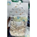 4PCs Cutest Newborn Gift Sets 100%Cotton Baby Cap/Bibs/Socks/Burp Cloth