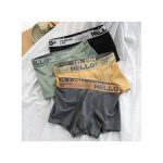 4PCS Men's Non-Marking Breathable Antibacterial Underwear, Cotton Boxer Shorts
