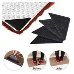 4pcs Rug Carpet Mat Grippers Non Slip Reusable Washable Silicone Grip