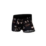 4pcs/set Men's Underwear Lce Silk Sports Breathable Thin Boxer Shorts - Black