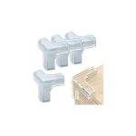 4pcs Silicone Clear Corner Protectors, Transparent