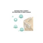 4pcs Silicone Clear Corner Protectors, Transparent