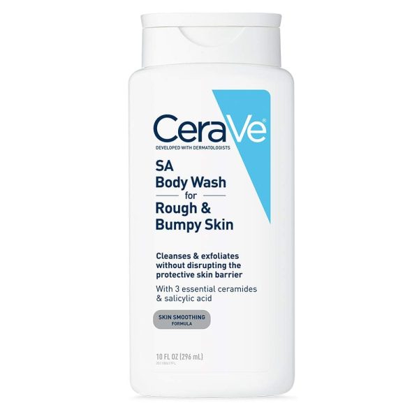 CeraVe Body Wash with Salicylic Acid, Fragrance Free Body Wash