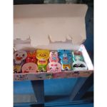 6 Nail Clippers, Rounded Edges and Molded Handle With cartoon theme