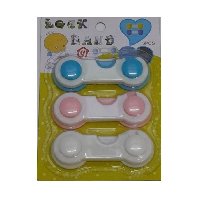 6 Pack Cabinet Locks with Adhesive for Drawer Cupboards Fridge Closet and Pantry, Childproof Door Latch for Protecting Kids