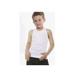 6 Pcs Kids Vests-100% Cotton. All White. Sizes: 3-14 Yrs