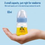 60mL Baby Mini Bottle- Leakproof BPA-Free Shatterproof with Filter Net